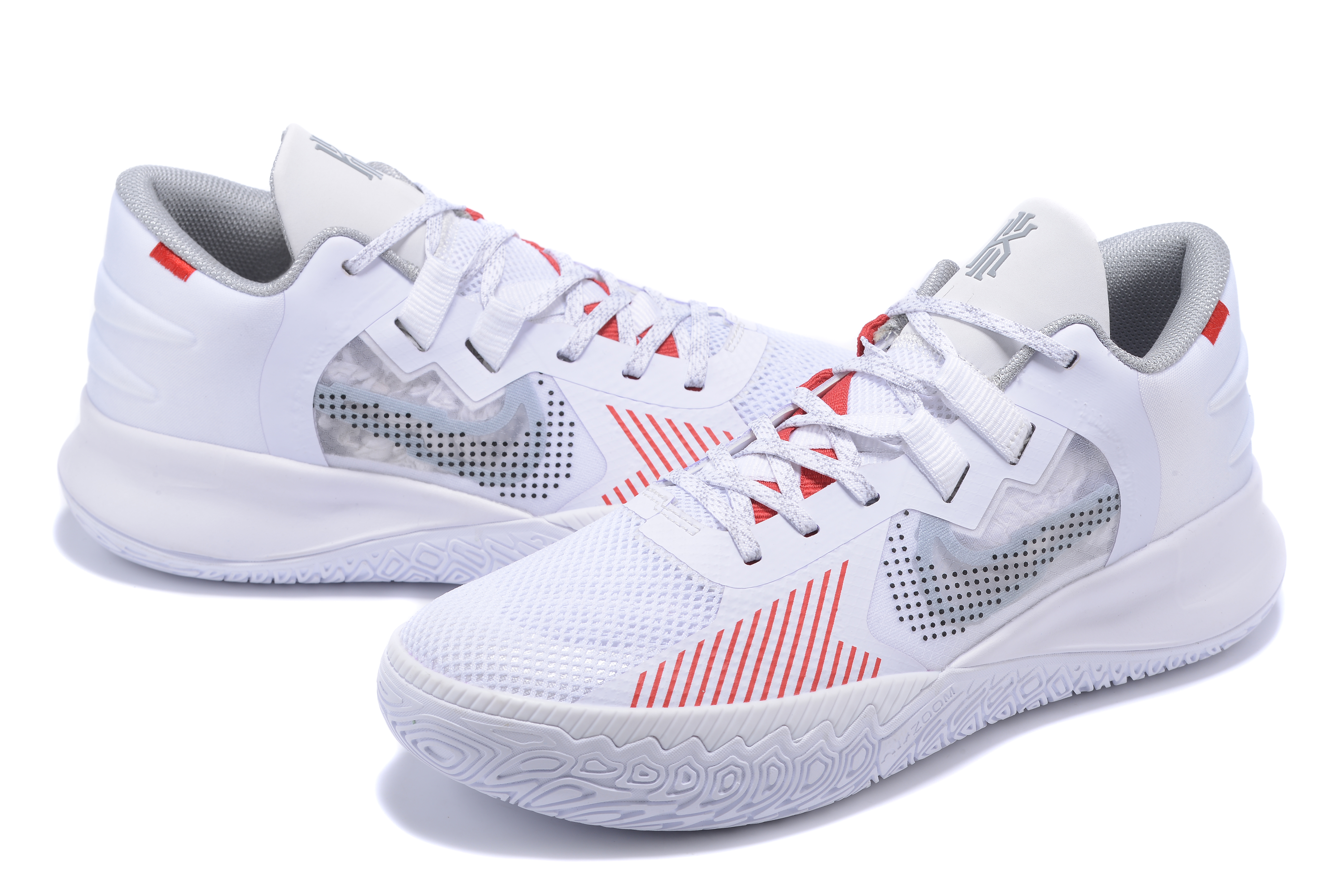 2022 Nike Kyrie Flytrap 5 EP White Grey Red Shoes